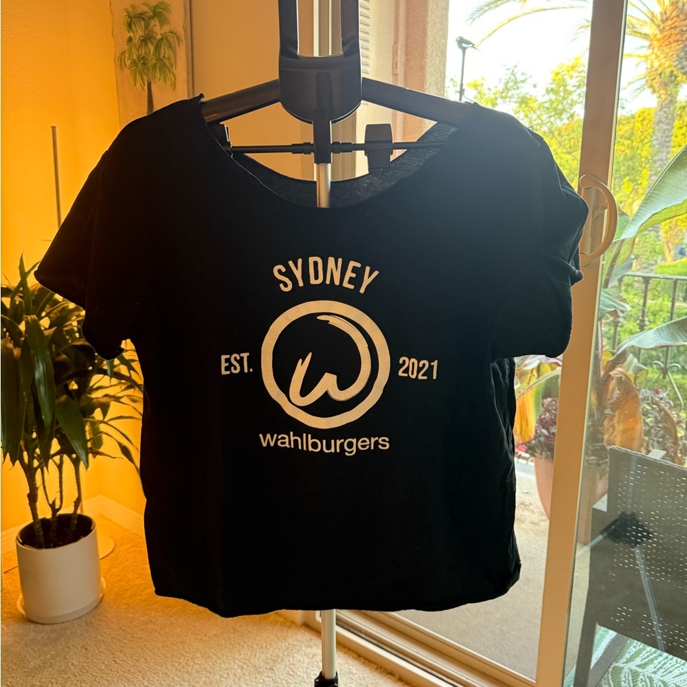 Sydney Wahlburgers Women's Black T-Shirt